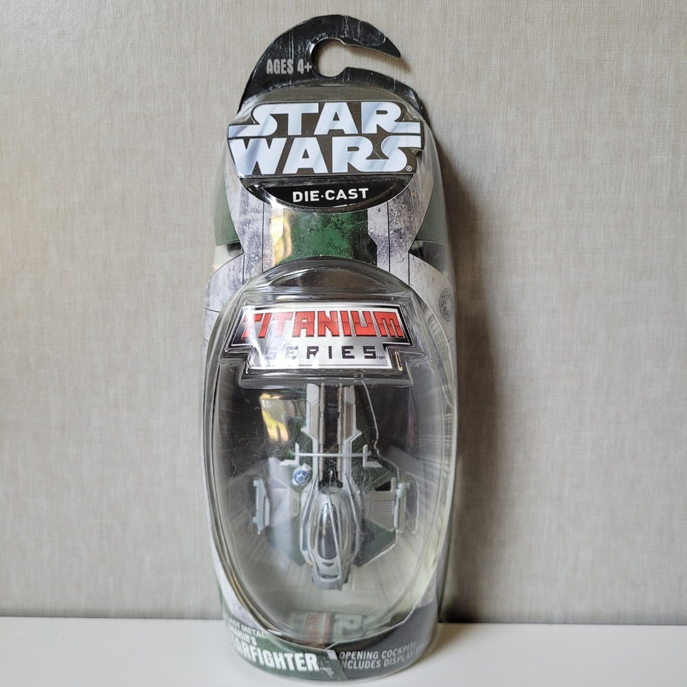 Hasbro Star Wars Titanium Series Die-Cast Anakins Jedi Starfighter Green New NIB